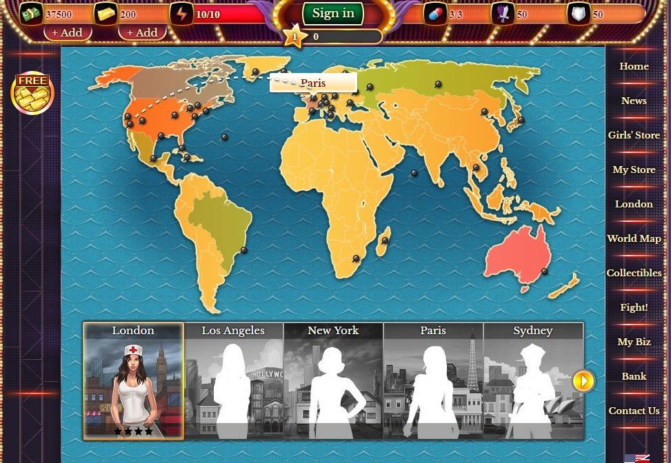 Image-02 Sex Gangsters - Game play 1