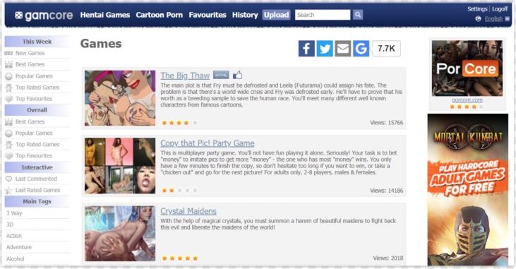 Adult Sex Game Sites